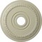 Ekena Millwork Munich Ceiling Medallion (Fits Canopies up to 5 5/8"), 17 1/2"OD x 3 5/8"ID x 1"P, Clear Yellow CM17MUCYF - alternate 1